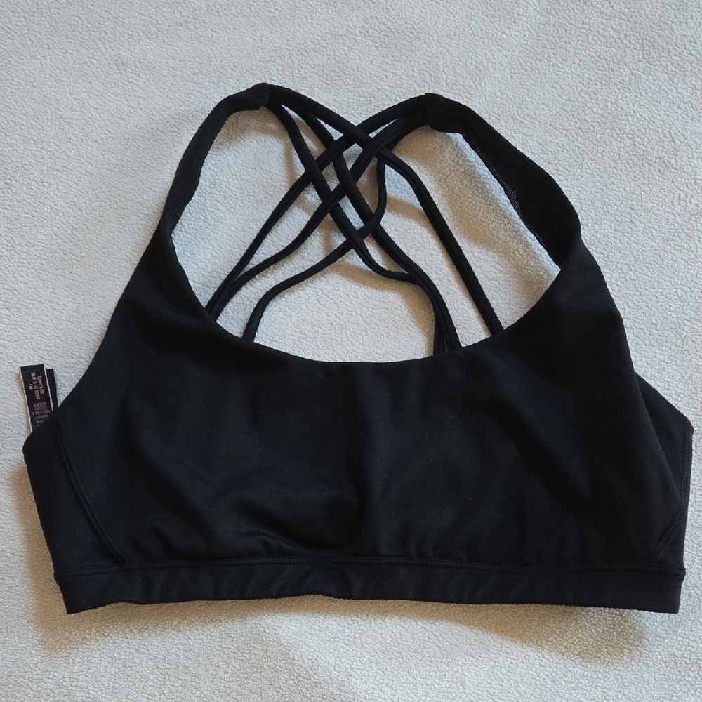 Victoria's Secret Black Strappy Sports Bra